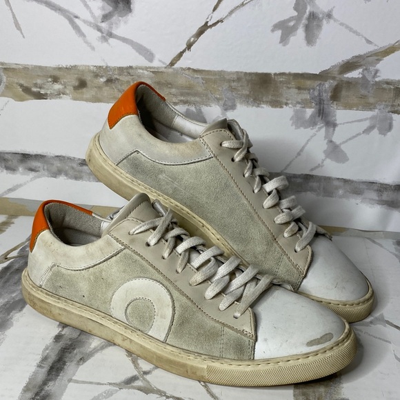 Oliver Cabell Shoes - Oliver Cabell Low 1 Marsala Distressed Sneakers